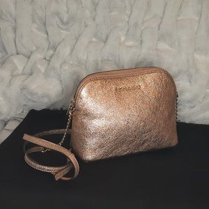Michael Kors Rose Gold Glitter Crossbody